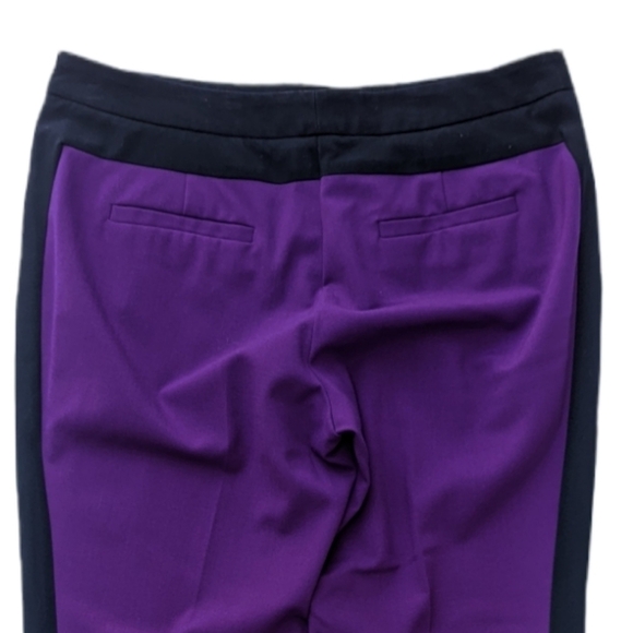 Vince Camuto purple tuxedo pants sz 4 - Picture 6 of 9